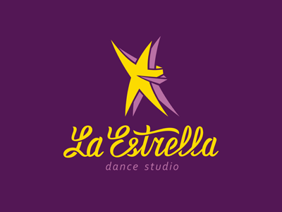 La Estrella dance lettering star