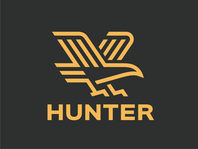 Hunter logo template