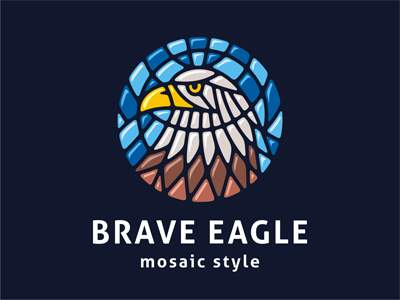 Mosaic logo template