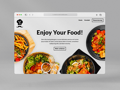 Restaurant Homepage adobexd branding design figma food restaurant ui webdesign website