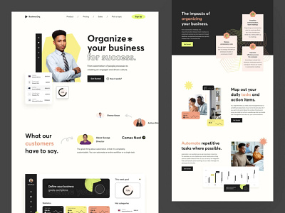 Business Org Website UI Design For Israel Client branding design icon illustration logo typography ui ux