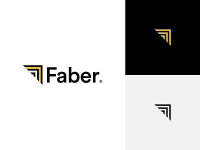 🚧 Faber Logo architects branding interior design logo minimal