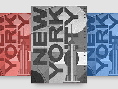 City Poster - NYC art design graphic illustration poster poster art typogaphy