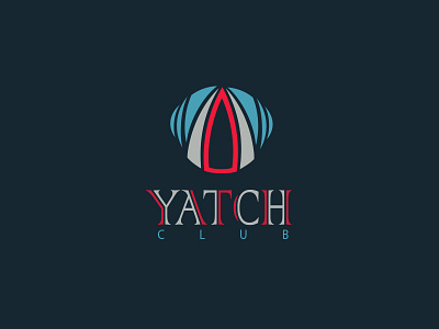 Yatch Club branding creative graphic design identity lettering logo logotype serif typography wordmark yatch