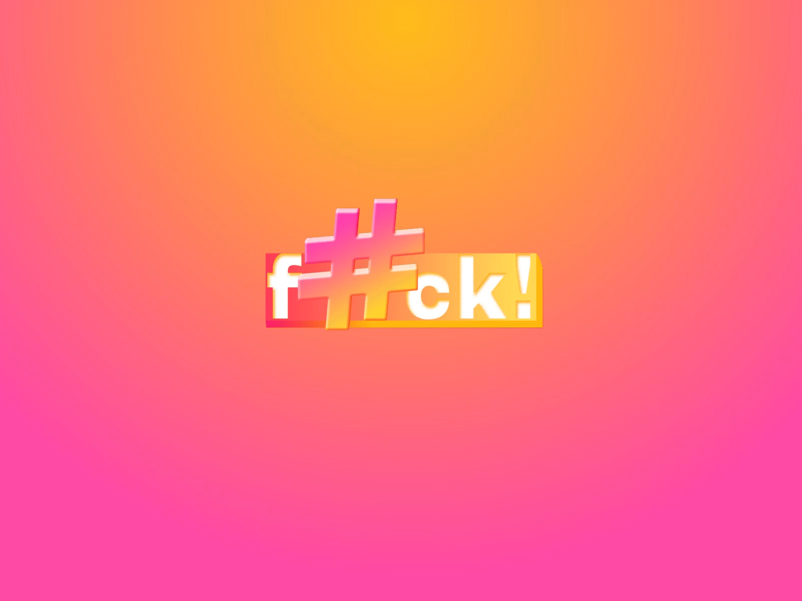f#ck abstract adobe after effects animation belgium fake 3d fake3d logo animation stroke strokes tapered stroke