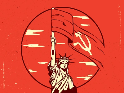 Dissident gardens book cover book communism cover statue of liberty