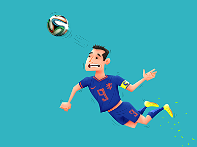 The Flying Dutchman brazil 2014 fifa football netherlands rvp world cup