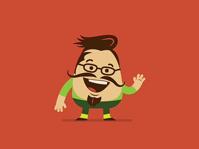 Hipster Humpty character cute flat funny hipster humpty illustration illustrator