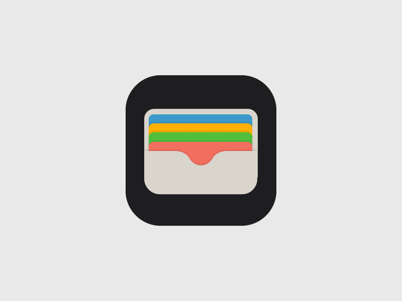 Apple Wallet animation app apple buildup icon logo ui wallet