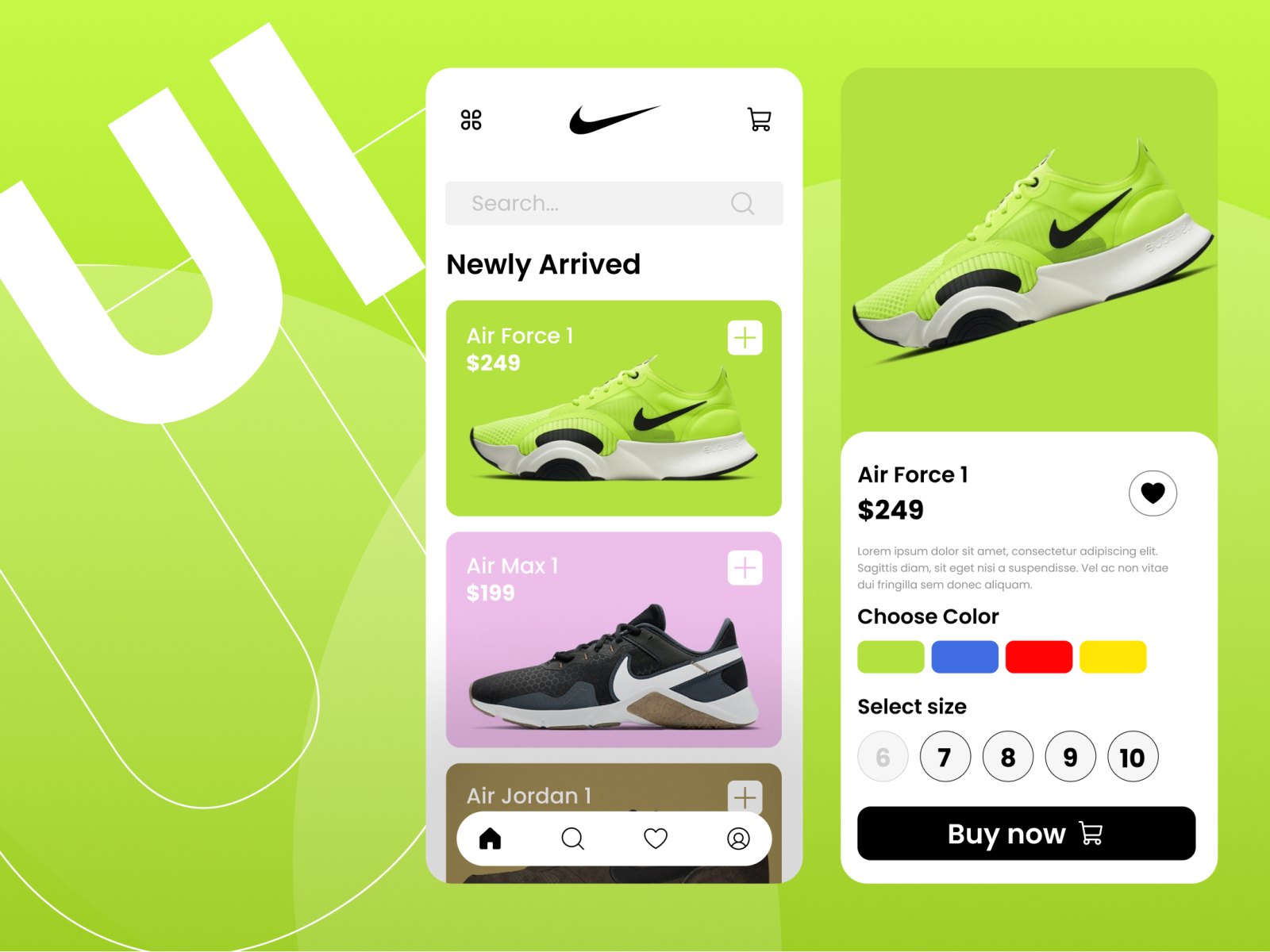 Nike App Ui Design Tutorial Figma Tutorial Uiux Design By