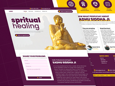 Spritual Website - UI/UX Design