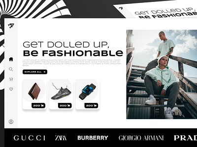 Urban E-Commerce Fashion Website UI Design by PremCodes