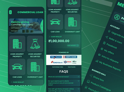 xSquare - UI/UX Design | Fintech App app design design fintech app ui ui design