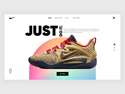 Nike Website UI Design branding design nike website ui ui ui design website design website ui