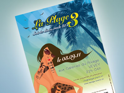 La Plage Events Flyer flyer