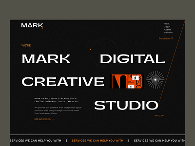 Design Studio website color dark theme design design studio interactive design ui ui design uiux user interface web design website design