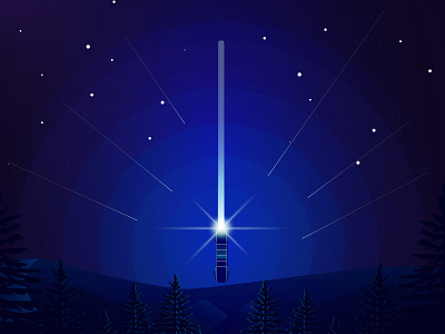 Star Wars sword design illustration jedi light lightsaber may 4th saber space star star wars sword
