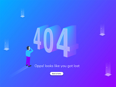 404 page 404 page app colors illustration product ui ui design user interface ux vector web website