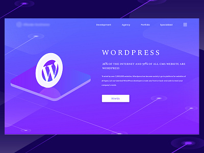 Wordpress Header design header illustration interface ui user user interface ux web web app website wordpress