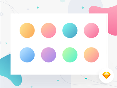 Cool Gradients app color design freebies gradients mockup sketch ui