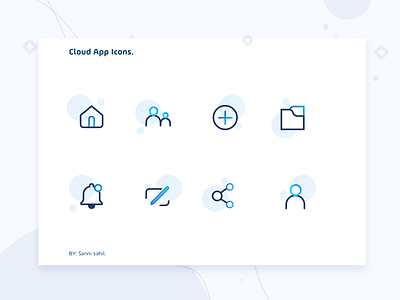 Cloud app icons