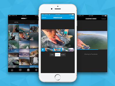 GoPro Capture App -> Trim + Share