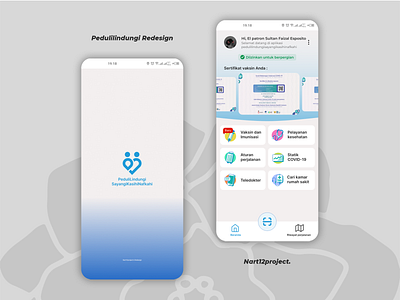 Pedulilindungi Redesign. app branding design mobile ui uidesign ux