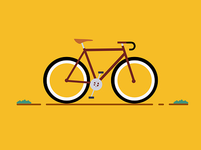 Flat Design Bicycle