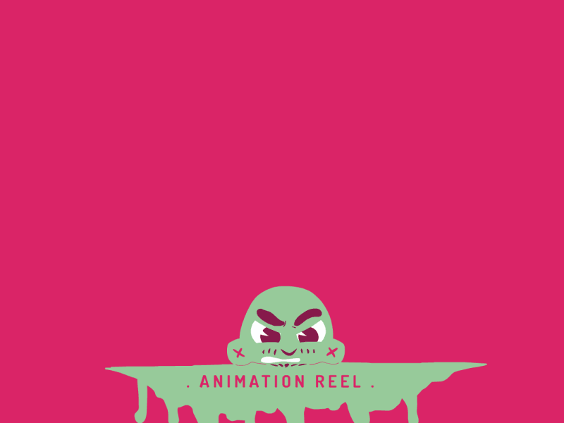 Reel Intro 2d animation cel character flash frame by frame