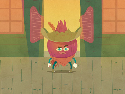 Spanish Onion animation character design illustration illustrator onion photoshop