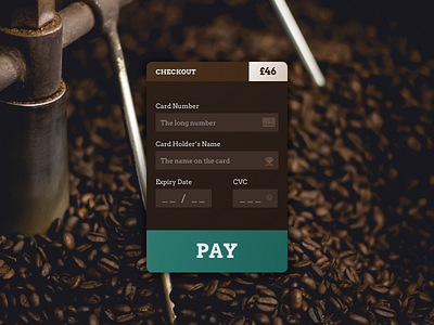 Dailyui 02 checkout coffee dailyui