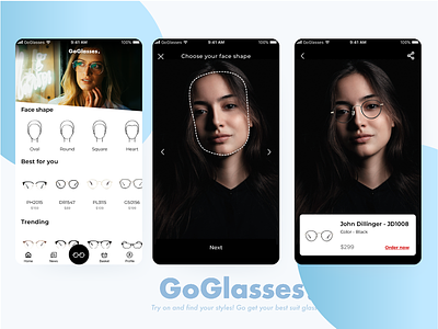 GoGlasses - Try on and find your styles!