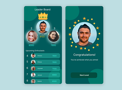 Leader Board dailyui game leaaderboard ui ux