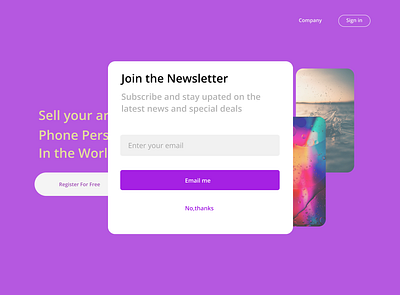 Subscribe screen dailyui design subscribe ui ux