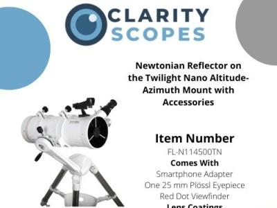 Newtonian Telescope by Clarity Scopes on Dribbble