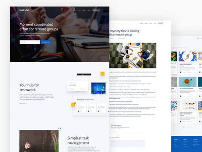 Homepage-Blog Post Page-UIUX Design