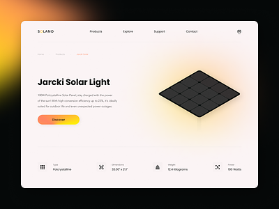 Solar panel page