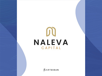 Naleva Capital Logo branding design elegant logo elegantlogo graphic design logo minimalistlogo monogram