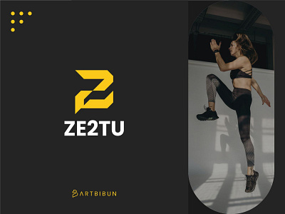 Ze2tu Monogram Logo branding elegant elegant logo elegantlogo fitness logo gym logo logo logo design logo designer minimalistlogo monogram