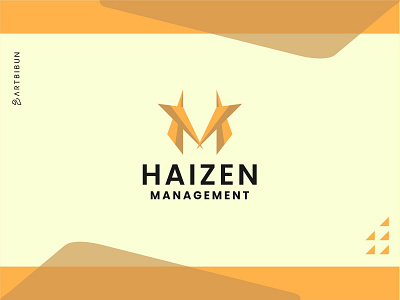 Haizen Management Logo branding design elegant elegant logo elegantlogo illustration logo minimalistlogo monogram pictorial mark logo