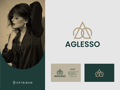Aglesso Logo branding design elegant elegant logo elegantlogo illustration logo minimalistlogo monogram ui