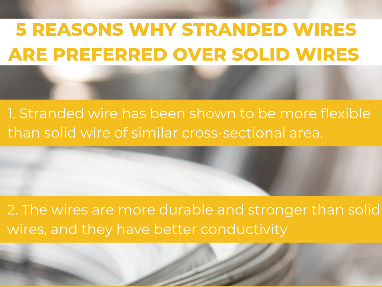 5 Reasons Why Stranded Wires Are Preferred Over Solid Wires by Cabcon