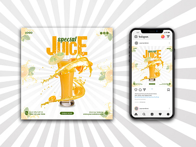 Juice social media post