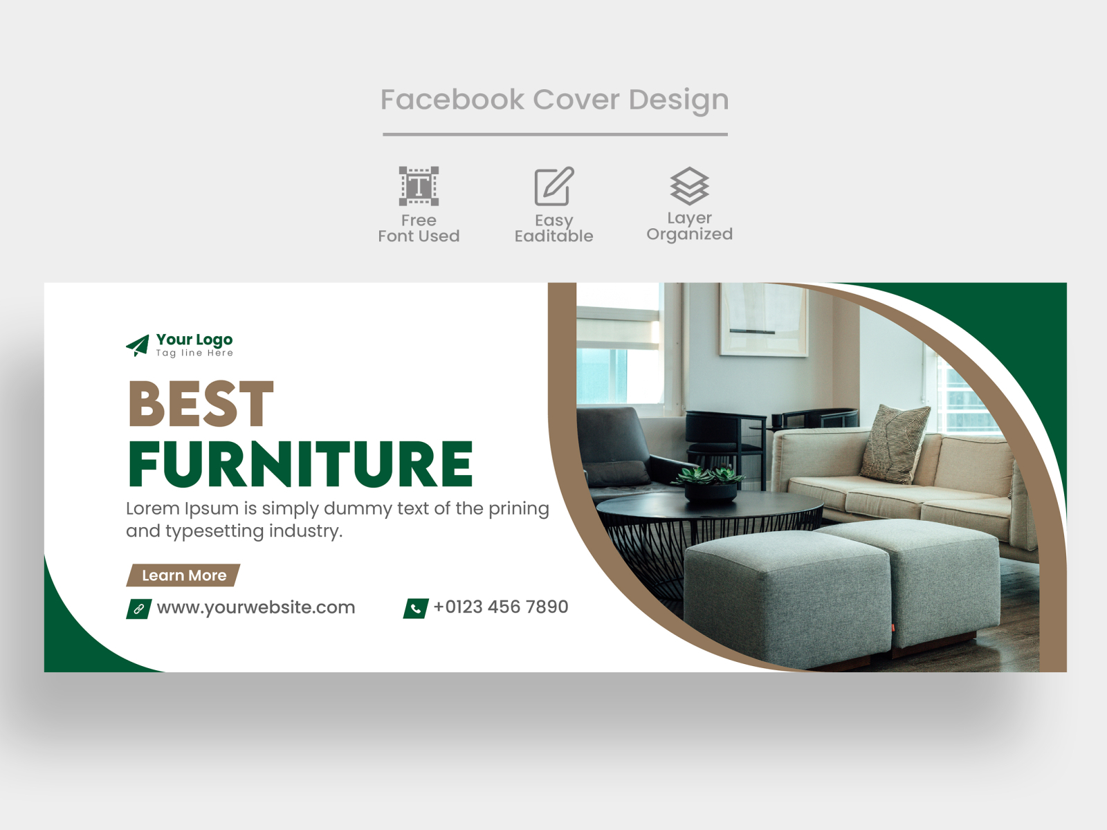 Furniture Facebook Cover Page Template By A S Musa On Dribbble