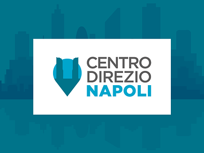 Proposed Logo for Naples Centro Direzionale app brand centro city direzionale logo napoli space urban