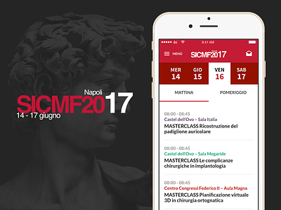 SICMF Conference App android app conference congress facial ios maxillo medicine mobile surgery