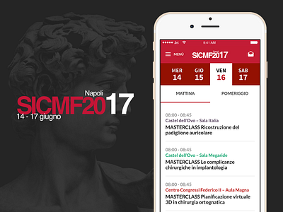 SICMF Conference App android app conference congress facial ios maxillo medicine mobile surgery