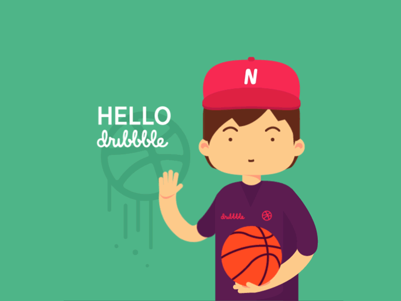 Hello Dribbble dribbble hello