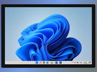 Windows 11 Desktop Home Screen. branding design figma illustration logo microsoft ui ux windows windows11