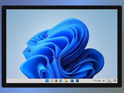 Windows 11 Desktop Home Screen.